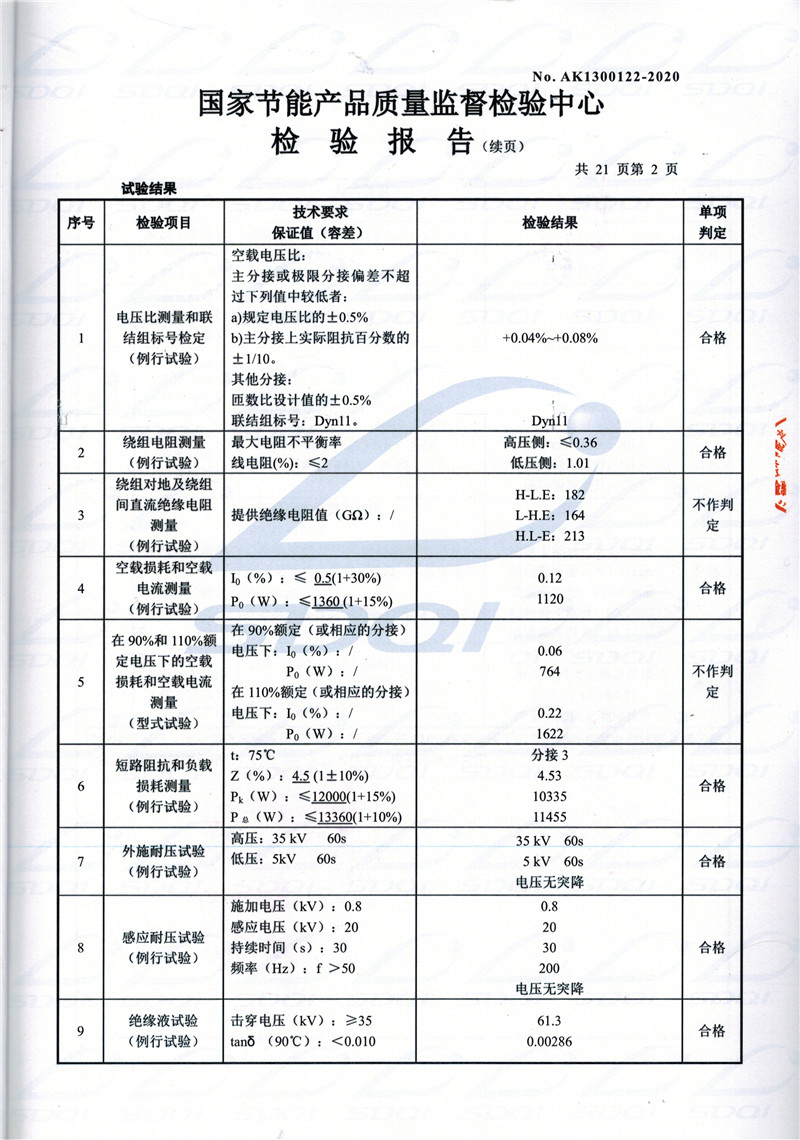 高低压试验报告-S11-1250肥城肥城肥城油浸式变压器-2.jpg